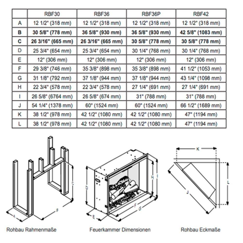 Dimplex Revillusion Firebox 30”