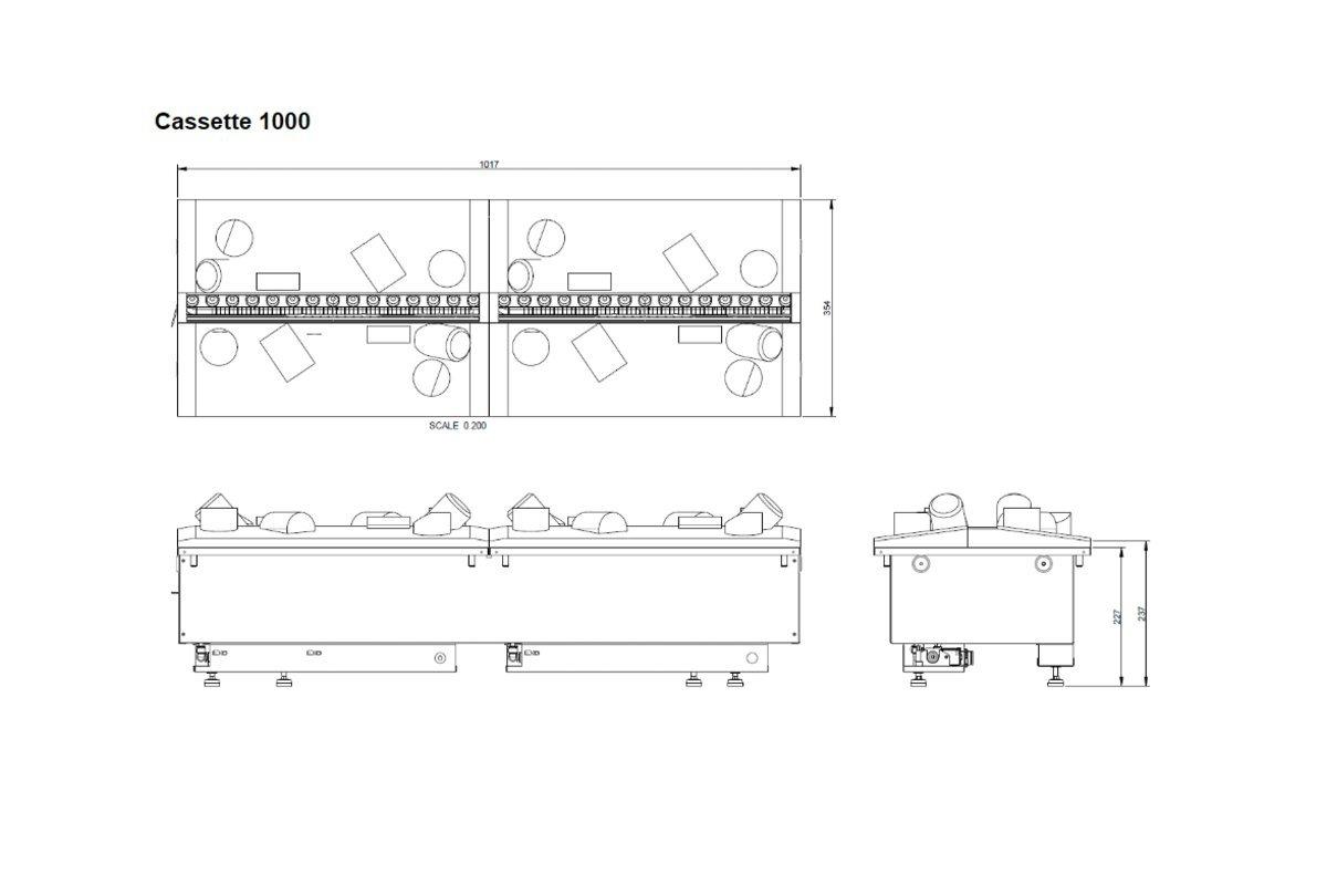 Dimplex Opti-myst Cassette 1000 Retail elektrische haard